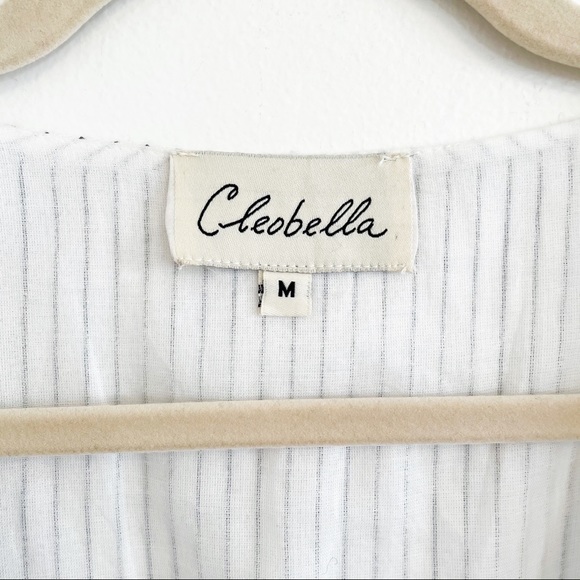 CLEOBELLA Sadie Striped Mini Dress in Ivory Medium - Picture 5 of 15